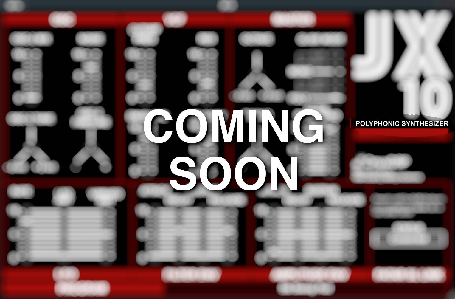 Upcoming JX10 Synth plugin