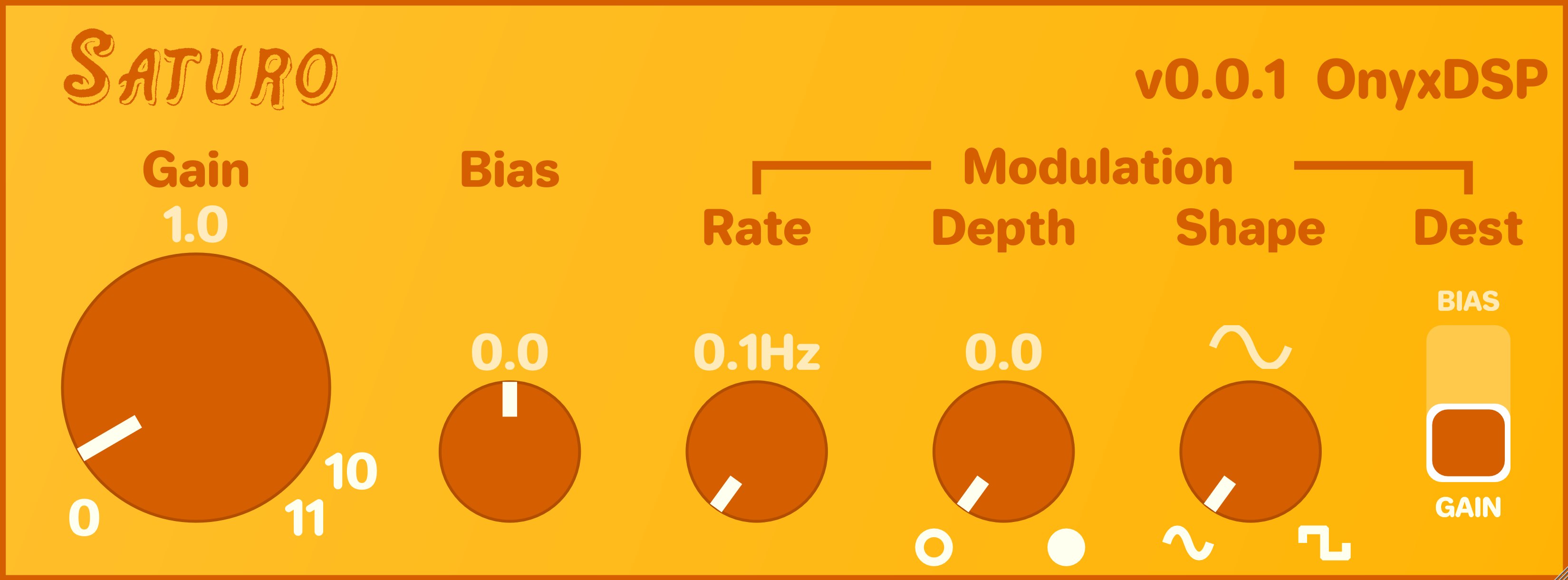 Saturo plugin screenshot
